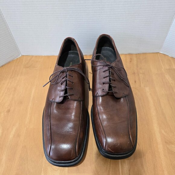 Rockport Other - Rockport Men's Leather Lace Up Oxford Shoes Slip‎ Resistant Brown Size 13M